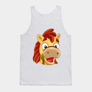 Cute Pony. Pretty Horses, Beautiful funny little Horse Birthday Gifts collection for little children Tank Top